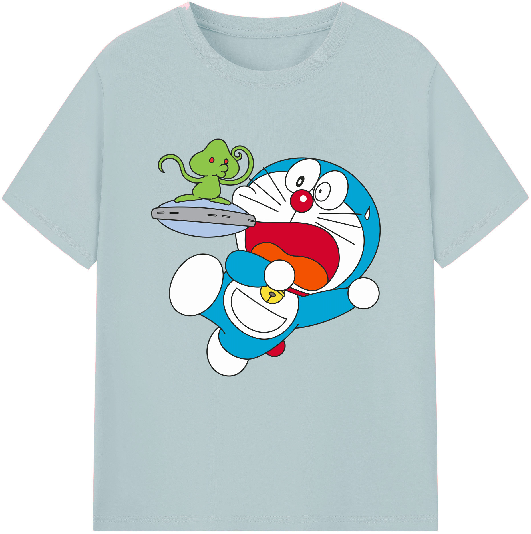 （画像用） ドラえもん Doraemon 綿100％半袖Tシャツ（フロントプリント）